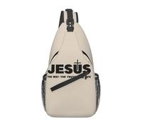Jésus-Christ La voie personnalisé Vérité La Sac à bandoulière Religion Croix de la foi chrétienne Sac à dos bandoulière Sac à dos à épaule