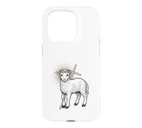 Jésus-Christ l'Agneau de Dieu Agnus Dei Coque pour iPhone 15 Pro