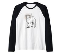 Jésus-Christ l'Agneau de Dieu Agnus Dei Manche Raglan