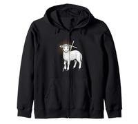 Jésus-Christ l'Agneau de Dieu Agnus Dei Sweat à Capuche