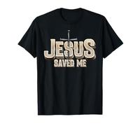 Jésus Christ m'a sauvé pour Les Femmes chrétiennes et Hommes T-Shirt