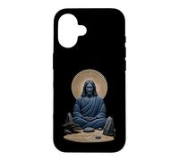 Jésus Christ Méditation Jardin Zen Prière Sacrée Icône Art Coque pour iPhone 16