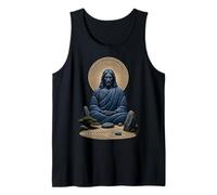 Jésus Christ Méditation Jardin Zen Prière Sacrée Icône Art Débardeur