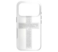 Jesus Christ Messiah Biblical Names Christian Faith Cross Coque pour iPhone 17 Pro