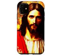 Jésus-Christ Messie Portrait Peinture orthodoxe Orientale Coque pour iPhone 11