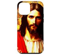Jésus-Christ Messie Portrait Peinture orthodoxe Orientale Coque pour iPhone 12 Mini