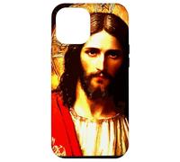 Jésus-Christ Messie Portrait Peinture orthodoxe Orientale Coque pour iPhone 12 Pro Max