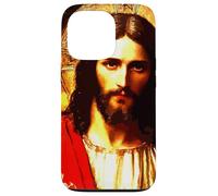 Jésus-Christ Messie Portrait Peinture orthodoxe Orientale Coque pour iPhone 13 Pro
