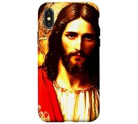 Jésus-Christ Messie Portrait Peinture orthodoxe Orientale Coque pour iPhone X/XS