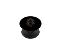 Jésus Christ Minimal Line Art Sacré Icône Portrait PopSockets PopGrip Adhésif
