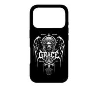 Jésus Christ n'est Pas Mort mais a sauvé Ephésiens 2:8-9 Gothic Coque pour iPhone 17 Pro