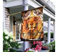 Jésus-Christ, Notre Espérance Drapeau De Décoration Supérieure Jardin Signe Coupe-Vent Et Étancheune Drapeau De Jardin Décoration Pour Balcon Maison Pelouse M