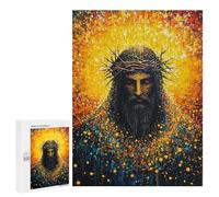 Jesus Christ Painting Art Puzzle 1000 Pièces Educa Jouet en Bois Cadeau Unique Décoration Intérieure Jeu Éducatif Challenge Toy Adultes Et Enfants À Partir De 14 Ans 500 PCS