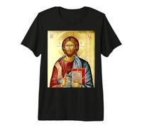 Jésus-Christ Pantokrator Tout-Puissant Règle de Tous T-Shirt Haut de Gamme