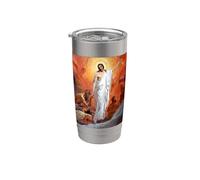 Jésus-Christ prêchant aux esprits en enfer Gobelet isotherme en acier inoxydable double paroi