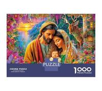 Jesus Christ Puzzle 1000 Pièces Difficile-Jeu De Réflexion pour Adultes Et Enfants (14+),Jeu De Défi Intellectuel 38x26cm/1000pcs