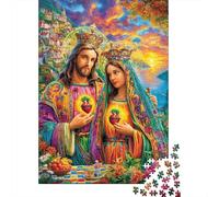 Jésus-Christ Puzzle 1000 Pièces, Difficile Puzzles pour Adults Enfant, Jeu De Défi Intellectuel 52x38cm/1000pcs