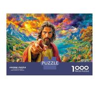 Jesus Christ Puzzle 1000 Pièces pour Adultes Et Adolescents De 14 Ans Et Plus, Jeu De Défi Intellectuel 70x50cm/1000pcs