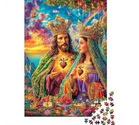 Jésus-Christ Puzzle 1000 Pièces pour Adultes Et Adolescents De 14 Ans Et Plus, Jeu De Défi Intellectuel 38x26cm/1000pcs