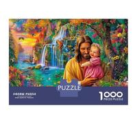 Jésus Christ Puzzle 1000 Pièces pour Adults Et Enfants, Jeu De Défi Intellectuel Puzzles52x38cm/1000pcs