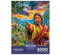 Jésus-Christ Puzzle 1000 Pièces pour Adults Et Enfants, Jeu De Défi Intellectuel Puzzles52x38cm/1000pcs