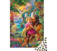 Jésus-Christ Puzzle 1000 Pièces pour Adults Et Enfants, Jeu De Défi Intellectuel Puzzles52x38cm/1000pcs