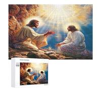 Jésus Christ - Religion Puzzle 1000 Pièces Jeu D'Intelligence 3D Conviction Foi Jouet Qualité Supérieure pour Famille Divertissement Créatif Cadeau De Fête Décoration 1000 PCS