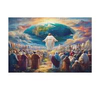 Jésus Christ - Religion Puzzle 1000 Pièces pour Adultes Challenge 3D Unique Educa Jeu De Réflexion Relaxation Artistique Cadeau De Famille Décoration 1000 PCS