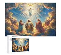 Jésus Christ - Religion Puzzle 1000 Pièces Vision 3D Famille Conviction Foi Jouet Éducatif Créatif Cadeau Unique Décoration Moderne Relaxation Artistique 1000 PCS