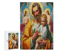 Jésus Christ - Religion Puzzle 300 Pièces Challenge 3D Conviction Foi Jeu D'Intelligence Éducatif pour Famille Relaxation Artistique Qualité Supérieure Décoration 300 PCS