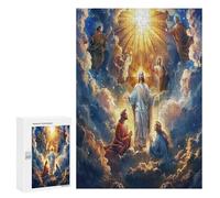 Jésus Christ - Religion Puzzle 300 Pièces Design Moderne Conviction Foi Jeu Éducatif 3D pour Adultes Et Enfants Divertissement Créatif Cadeau Unique 300 PCS