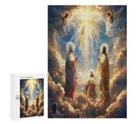 Jésus Christ - Religion Puzzle 300 Pièces Jeu Éducatif 3D Conviction Foi Jeu D'Intelligence pour Famille Challenge Créatif Relaxation Art Cadeau De Fête Décoration 300 PCS