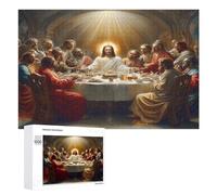 Jésus Christ - Religion Puzzles 1000 Pièces Educa Relaxant la Foi Décoration Intérieure Artistique pour Famille Challenge Difficile Assemblage Amusant 1000 PCS