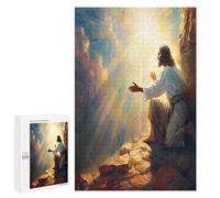 Jésus Christ - Religion Puzzles 1000 Pièces Educa Vision 3D Conviction Foi Décoration Intérieure Artistique pour Adultes Et Enfants Challenge Difficile Relaxation Famille 1000 PCS