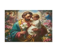 Jésus Christ - Religion Puzzles 1000 Pièces pour Adultes Educa Difficile Activité Créative Décoration Salon Jeu De Réflexion Cadeau Unique 1000 PCS
