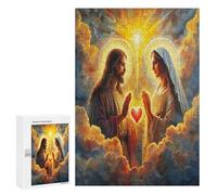 Jésus Christ - Religion Puzzles 300 Pièces Moderne 3D Conviction Foi Divertissement Créatif pour Adultes Et Enfants Challenge Décoration Intérieure Cadeau Unique 300 PCS