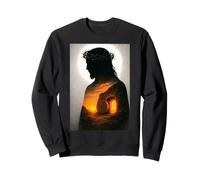 Jésus-Christ Resurrect from The Tomb He is Risen King God Sweatshirt