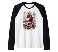 Jésus-Christ, Roi des Rois - Art Inspiré de la Foi Manche Raglan