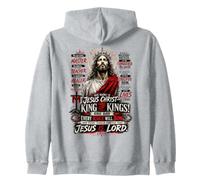 Jésus-Christ, Roi des Rois - Message Spirituel Sweat à Capuche