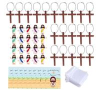 Jésus Christ Sauveur - avec cartes , Effortless Installation, Multipurpose, figurines, de en vrac 20, pièces personnages religieux carte voeux | Multipurpose Outdoor Indoor Utility Comfortable
