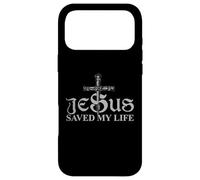 Jesus Christ Saved My Life Shirt for Women Men Coque pour iPhone 17 Pro Max