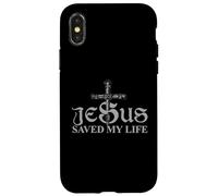 Jesus Christ Saved My Life Shirt for Women Men Coque pour iPhone X/XS