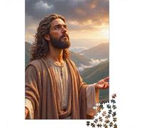 Jesus Christ Standing 1000 Piece Fun Present Jesus Reaching Out Hand for Adults & Kids Activity for Home Gift 52x38cm 1000pcs