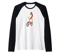 Jésus Christ sur Un vélo, Cadeau Amusant pour vélo Manche Raglan