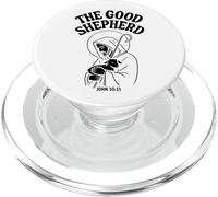 Jesus Christ The Good Shepherd John 10:11 Écriture PopSockets PopGrip pour MagSafe