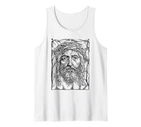 Jésus Christ Vintage Art Christian Faith Cadeau Débardeur