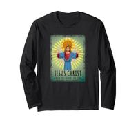 Jesus Christ Would You Look AT The Time - Blague Religieuse Amusante Manche Longue