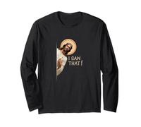 Jésus Christian Religious: I Saw That, Funny Jesus Christ Manche Longue