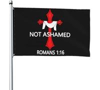 Jésus Christianisme Foi Croix Drapeaux De Cour Drapeau Décoratif Double Face Bannière Décorative Imperméable Pour Porche Maison Balcon 3X5 Ft