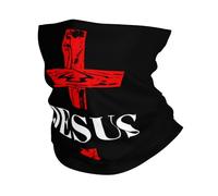 Jésus Christianisme Foi Croix10 Bandana Imprimé Cache-Col Séchage Rapide Protection du Visage pour Extérieur Randonnée Yoga 26X30CM